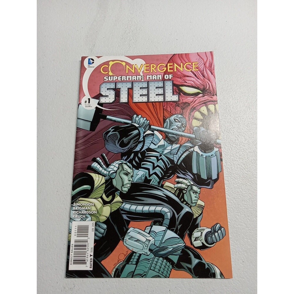 2015 DC Comics Convergence Superman Man of Steel 1 Walter Simonson Cvr A Variant